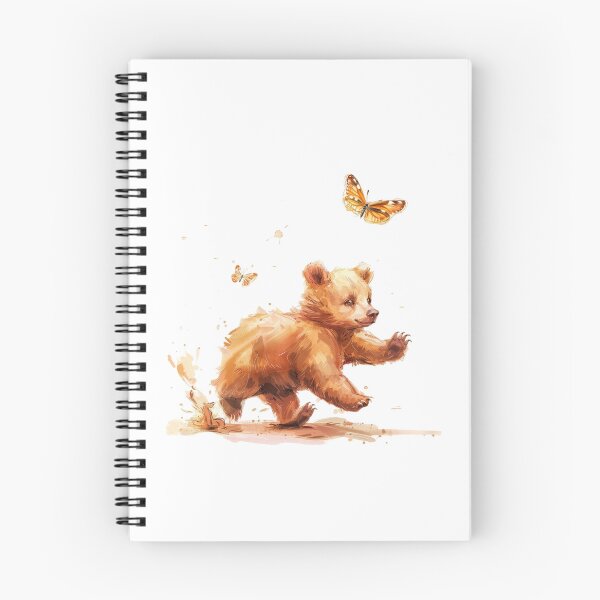 Item preview, Bear Cub | Cute Woodland Animal Watercolor Art designed and sold by Mandayartstudio.
