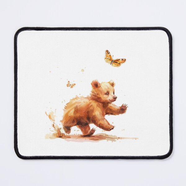 Item preview, Bear Cub | Cute Woodland Animal Watercolor Art designed and sold by Mandayartstudio.