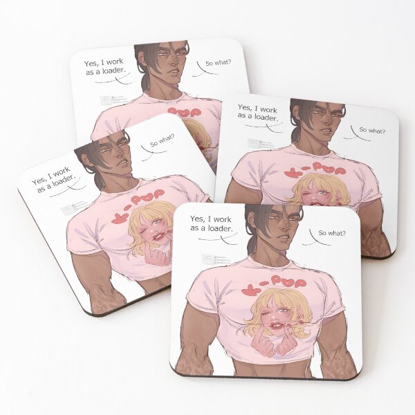Item preview, Confident Muscular Man in Crop Top Shirt designed and sold by J-Mindful.