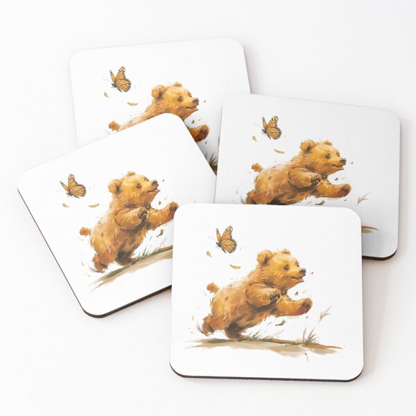 Item preview, Bear Cub | Cute Woodland Animal Watercolor Art designed and sold by Mandayartstudio.