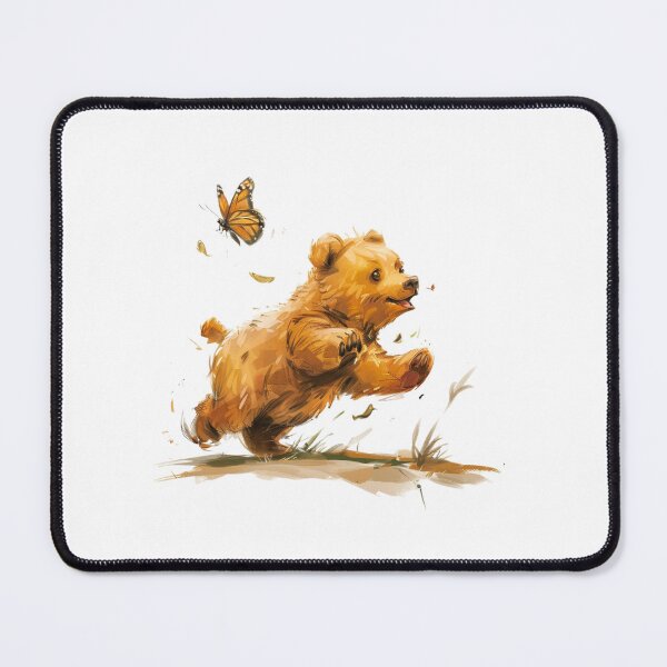 Item preview, Bear Cub | Cute Woodland Animal Watercolor Art designed and sold by Mandayartstudio.