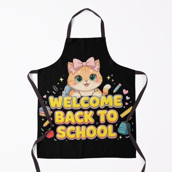 Item preview, Cute Luna Cat Welcome Back To School designed and sold by Moody Vibes Studio.