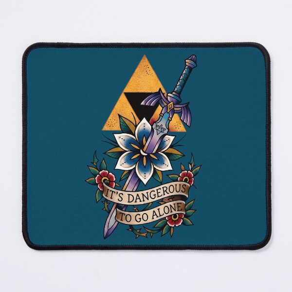 Item preview, Traditional Zelda Master Sword Tattoo designed and sold by Fictional Ink Society.