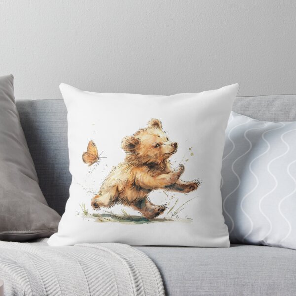Item preview, Bear Cub | Cute Woodland Animal Watercolor Art designed and sold by Mandayartstudio.
