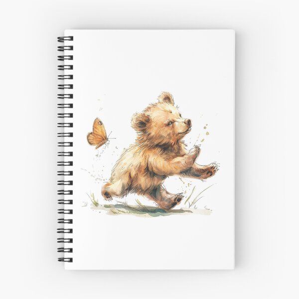Item preview, Bear Cub | Cute Woodland Animal Watercolor Art designed and sold by Mandayartstudio.