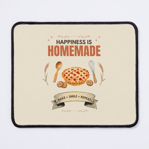 Item preview, Happiness Is Homemade Vintage Baking Pie Baker Design designed and sold by Uvclick.