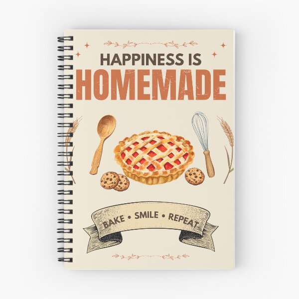 Item preview, Happiness Is Homemade Vintage Baking Pie Baker Design designed and sold by Uvclick.