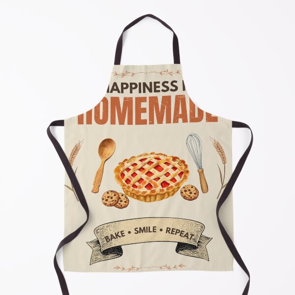 Item preview, Happiness Is Homemade Vintage Baking Pie Baker Design designed and sold by Uvclick.