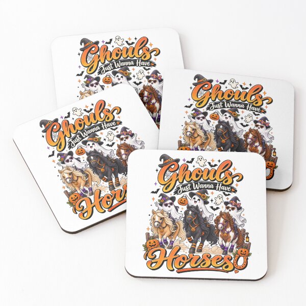 Item preview, Horse Lover Halloween – Ghosts Just Wanna Have Horses designed and sold by Ayden World.