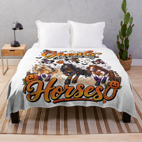 Item preview, Horse Lover Halloween – Ghosts Just Wanna Have Horses designed and sold by Ayden World.