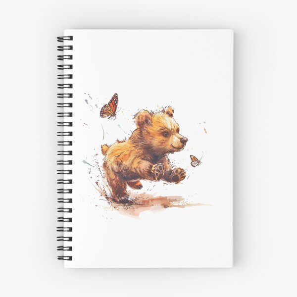Item preview, Bear Cub | Cute Woodland Animal Watercolor Art designed and sold by Mandayartstudio.