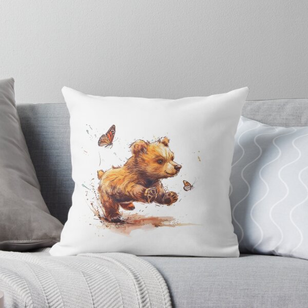 Item preview, Bear Cub | Cute Woodland Animal Watercolor Art designed and sold by Mandayartstudio.