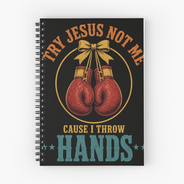 Item preview, Try Jesus Not Me Cause I Throw Hands Boxing Gloves Vintage Coquette designed and sold by haitrieuic96.