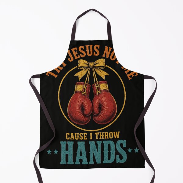 Item preview, Try Jesus Not Me Cause I Throw Hands Boxing Gloves Vintage Coquette designed and sold by haitrieuic96.