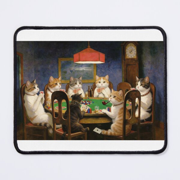 Item preview, Cats Playing poker , Art Homage designed and sold by CornershopTee.
