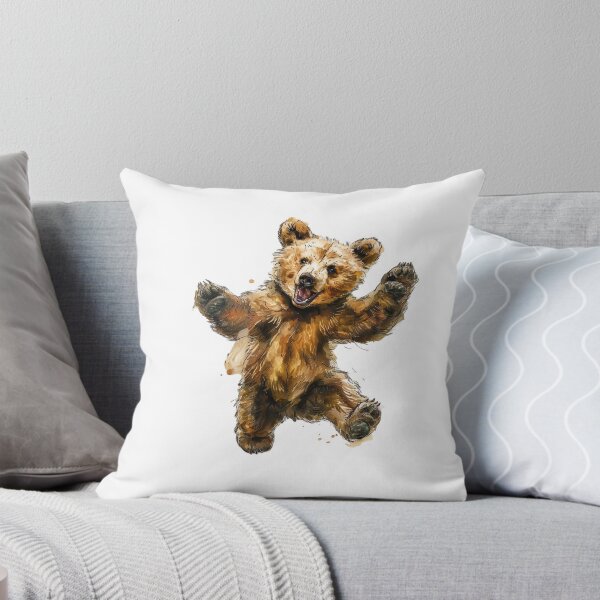 Item preview, Bear Cub | Cute Woodland Animal Watercolor Art designed and sold by Mandayartstudio.