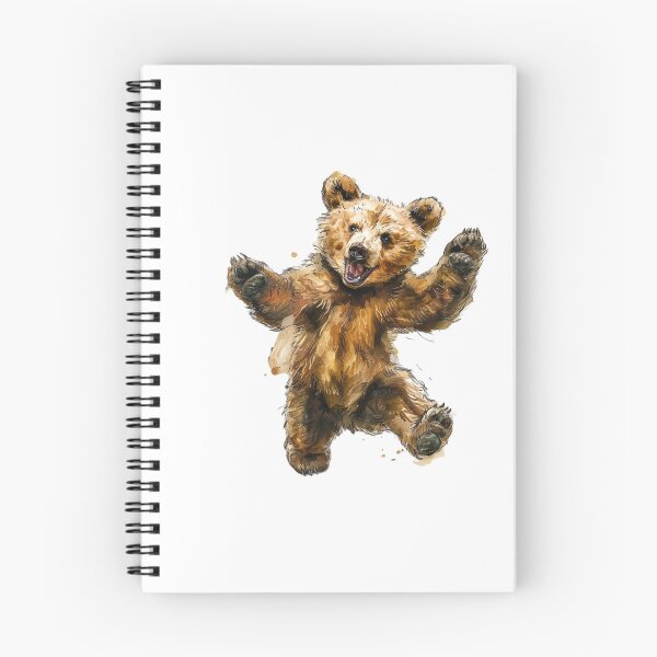 Item preview, Bear Cub | Cute Woodland Animal Watercolor Art designed and sold by Mandayartstudio.
