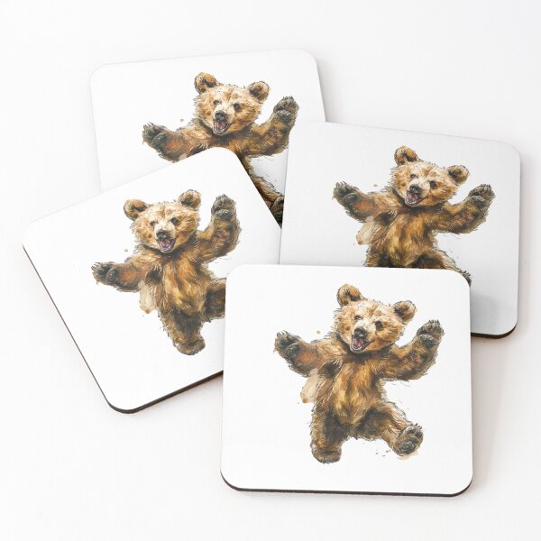 Item preview, Bear Cub | Cute Woodland Animal Watercolor Art designed and sold by Mandayartstudio.