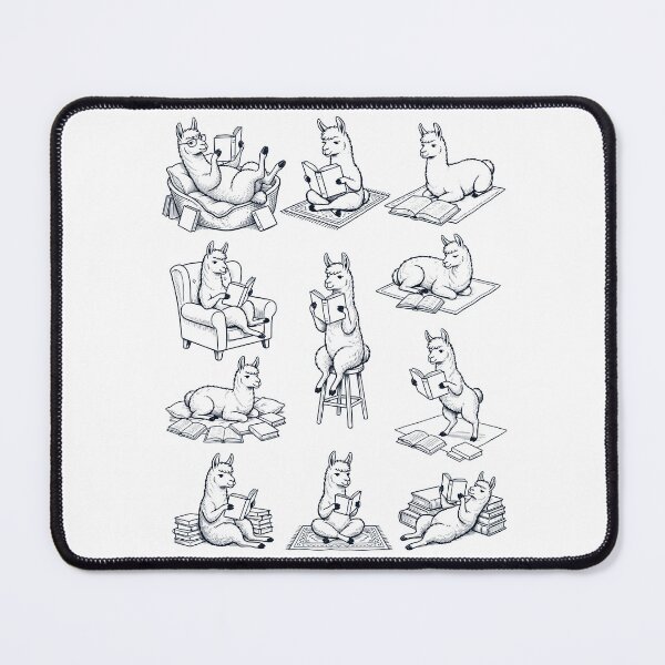 Item preview, Vintage Llama Book Reader Reading Animal Lover designed and sold by dian-rody-crest.