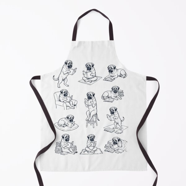 Item preview, Vintage Mastiff Book Reader Reading Dog Lover designed and sold by dian-rody-crest.