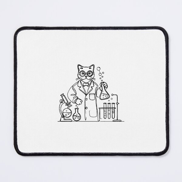 Item preview, Mad Scientist Cat – Chemistry Laboratory Feline Experiment designed and sold by ChicClicker.