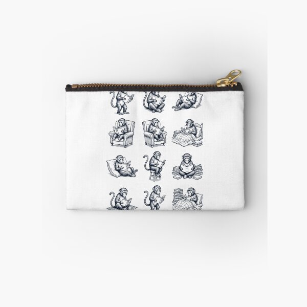 Item preview, Vintage Monkey Book Reader Reading Animal Lover designed and sold by dian-rody-crest.