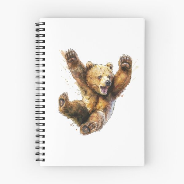 Item preview, Bear Cub | Cute Woodland Animal Watercolor Art designed and sold by Mandayartstudio.