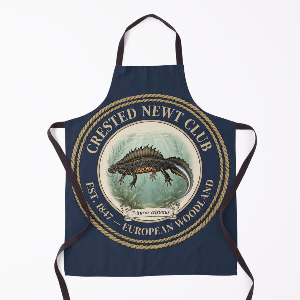 Item preview, Crested Newt Club Vintage Badge Pond Wildlife designed and sold by CalmCapy Co.