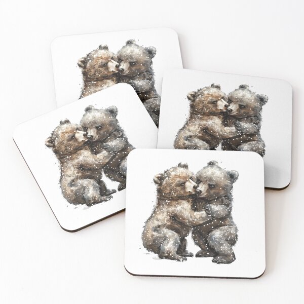 Item preview, Bear Cub | Cute Woodland Animal Watercolor Art designed and sold by Mandayartstudio.
