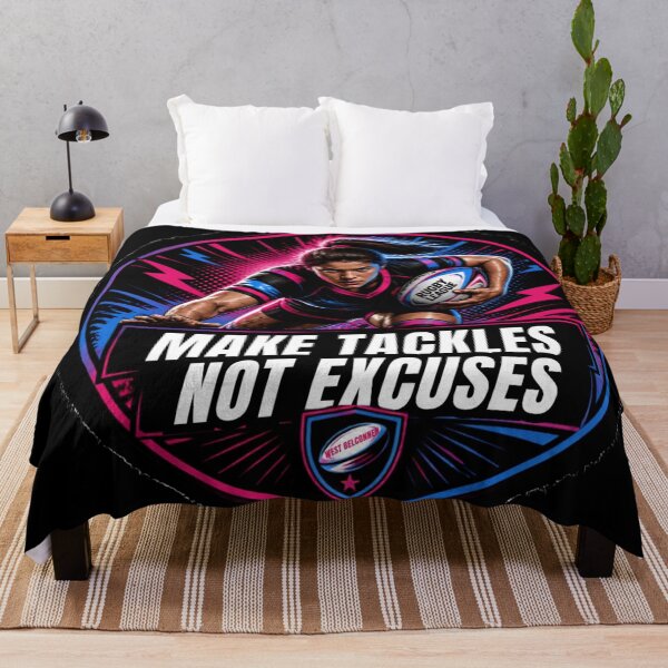 Item preview, Make Tackles Not Excuses designed and sold by ForFoxSakeHolly.