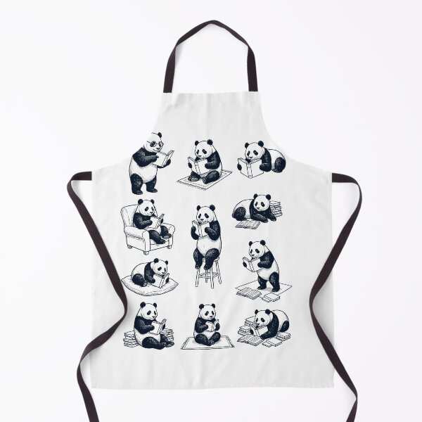 Item preview, Vintage Panda Book Reader Reading Animal Lover designed and sold by dian-rody-crest.