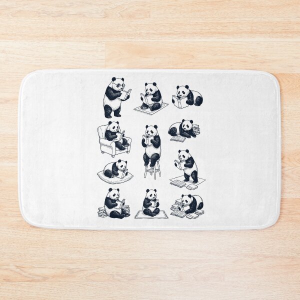 Artikelvorschau, Vintage Panda Buchleser, Tierliebhaber entworfen und verkauft von dian-rody-crest.