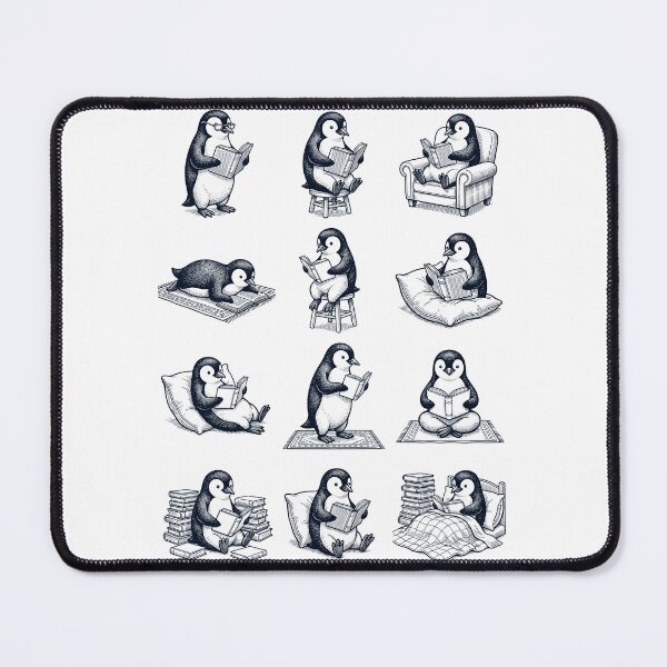 Item preview, Vintage Penguin Book Reader Reading Animal Lover designed and sold by dian-rody-crest.