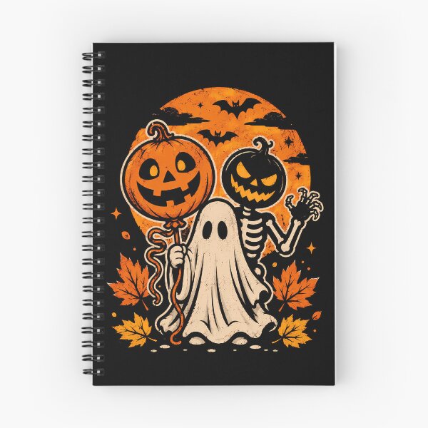 Item preview, Spooky Halloween Trio with Pumpkin and Ghost designed and sold by rafaeltto.