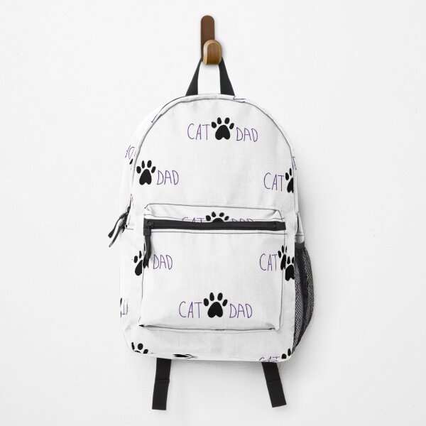 Item preview, Cat Dad Paw Print Graphic Purple Hand Drawn designed and sold by OlyvieArt.
