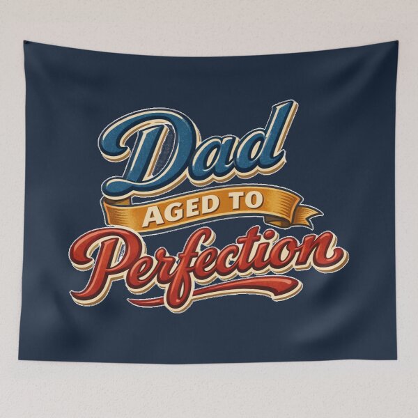 Item preview, Vintage Dad Aged To Perfection Classic Retro Typography designed and sold by DeliaDesignsCo.