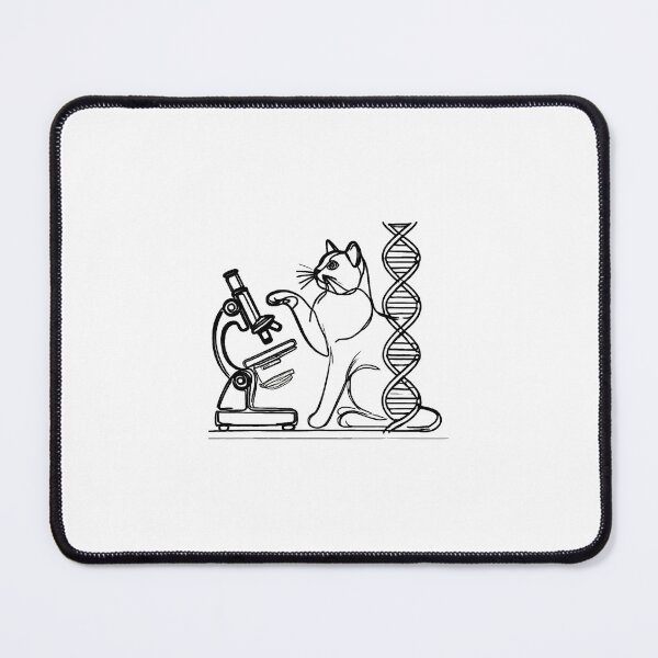 Item preview, Biologist Cat – Cute Science Feline Researcher designed and sold by ChicClicker.