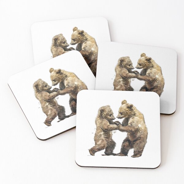 Item preview, Bear Cub | Cute Woodland Animal Watercolor Art designed and sold by Mandayartstudio.