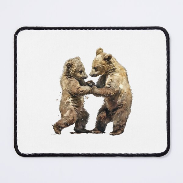 Item preview, Bear Cub | Cute Woodland Animal Watercolor Art designed and sold by Mandayartstudio.