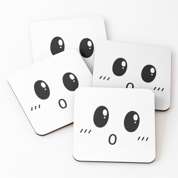 Item preview, Cute Surprised Face – Funny Kawaii Expression designed and sold by RoNdilla.