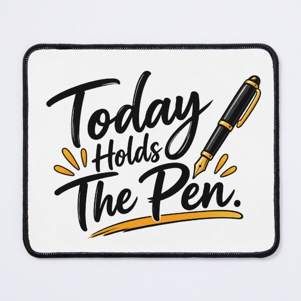 Item preview, Today Holds The Pen - Minimalist Quote designed and sold by SeenBySoul.