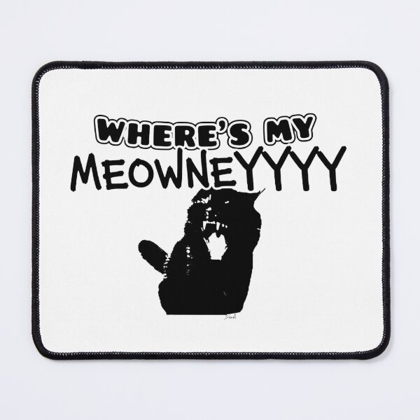 Item preview, Funny Black Cat Meme designed and sold by artxsian.
