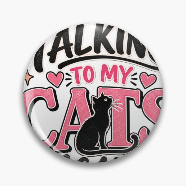 Item preview, Talking to My Cats Again Retro designed and sold by EasyTake.