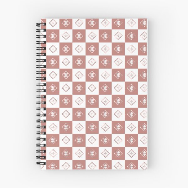 Item preview, Terracotta Lotus Checkerboard Pattern designed and sold by Little Dora Art.