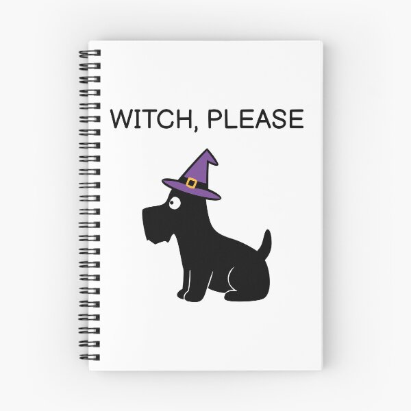 Item preview, Witch, Please funny scottie dog halloween  designed and sold by FUEGO & NOX.
