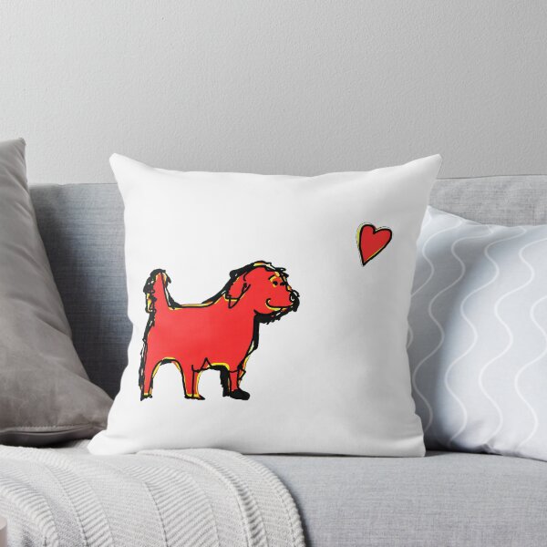 Item preview, Red Dog and Heart Love Art designed and sold by OlyvieArt.
