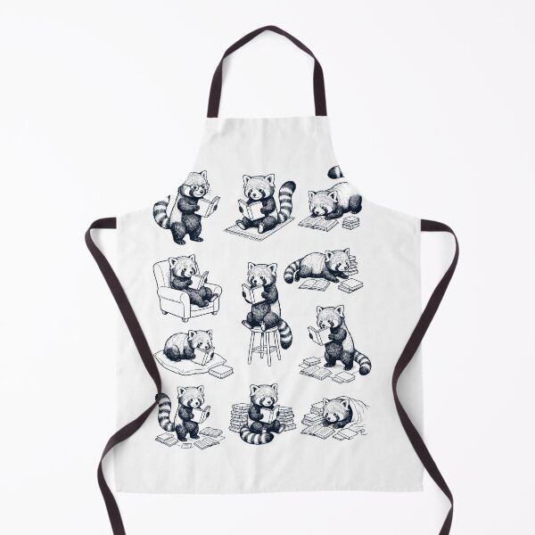 Item preview, Vintage Red Panda Book Reader Reading Animal Lover designed and sold by dian-rody-crest.