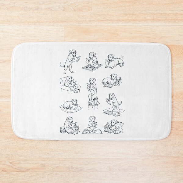 Item preview, Vintage Rhodesian Ridgeback Book Reader Reading Dog Lover designed and sold by dian-rody-crest.