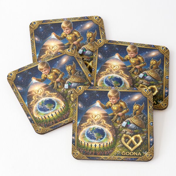 Item preview, Cosmic Golden Child Creating a Peaceful World designed and sold by GODNA.