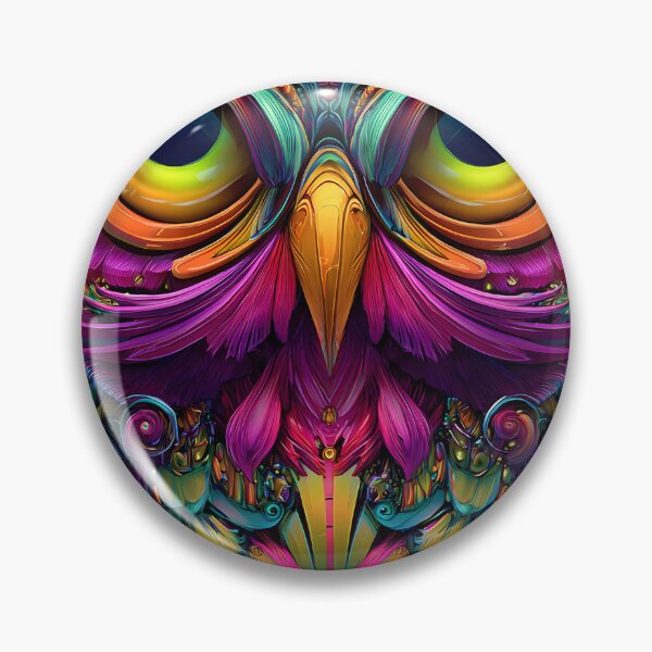 Item preview, Colorful Abstract Owl Design with Vibrant Details designed and sold by Artessie.